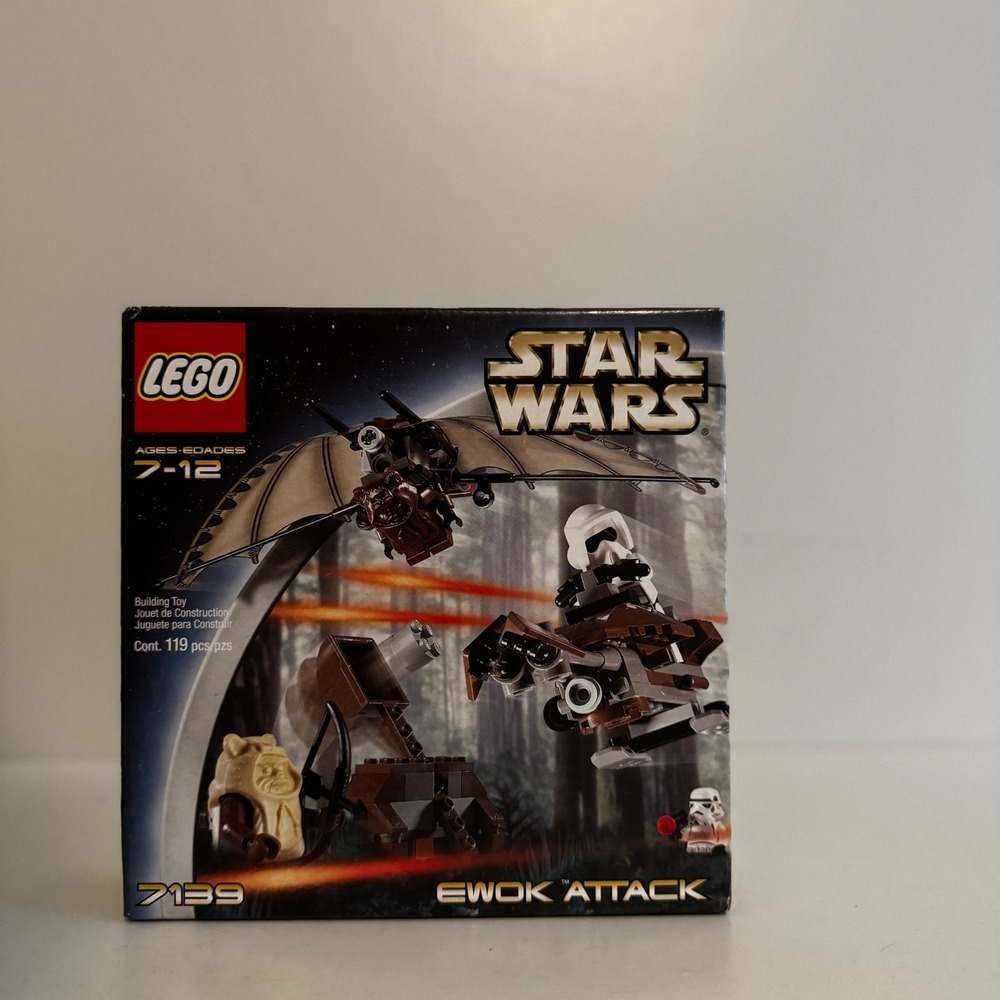 LEGO Star Wars Ewok Attack Set 7139 Vintage 2002 New Sealed 119 Pcs